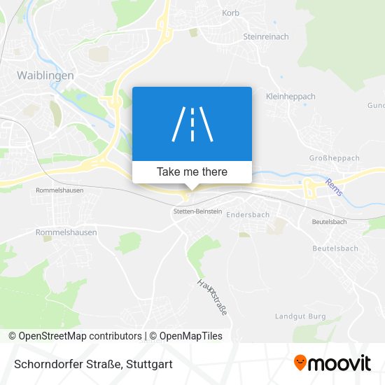 Schorndorfer Straße map