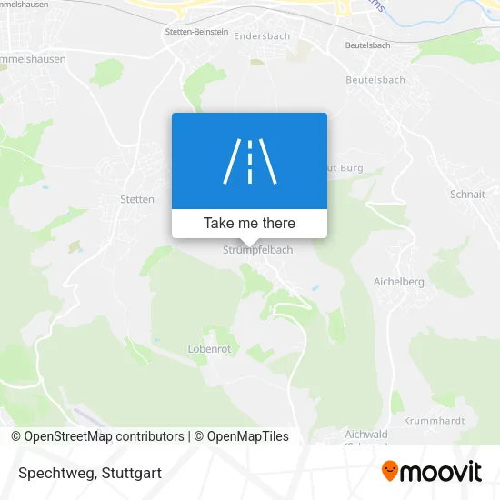 Карта Spechtweg