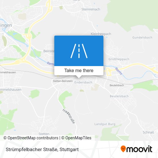 Strümpfelbacher Straße map