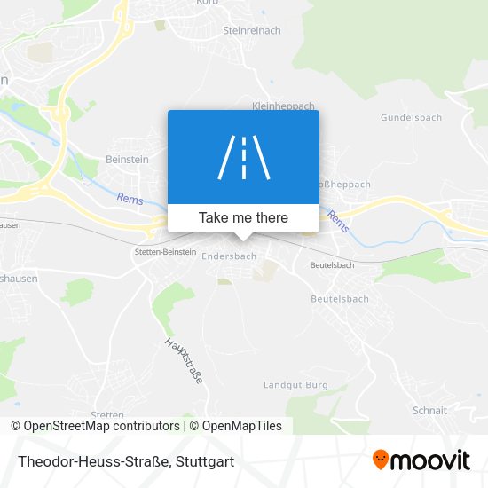 Theodor-Heuss-Straße map