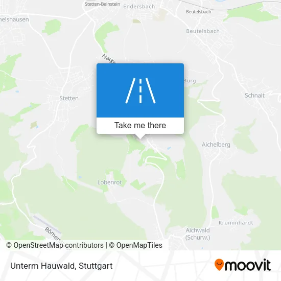 Карта Unterm Hauwald