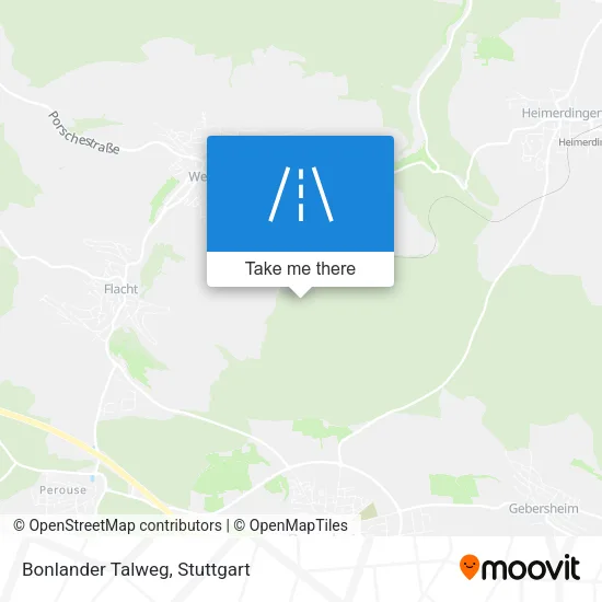 Карта Bonlander Talweg