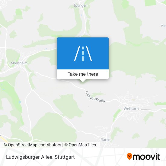 Ludwigsburger Allee map