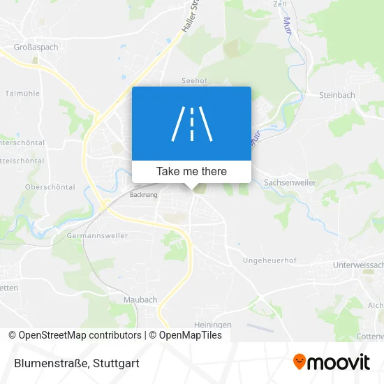 Карта Blumenstraße