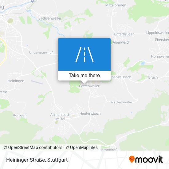 Карта Heininger Straße