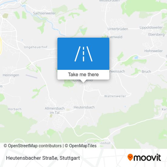 Heutensbacher Straße map