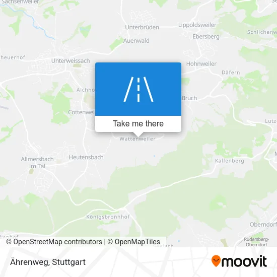 Карта Ährenweg