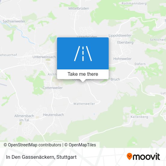 In Den Gassenäckern map