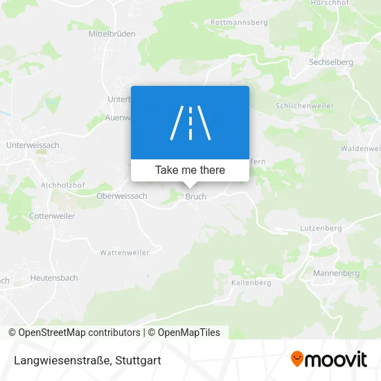 Карта Langwiesenstraße