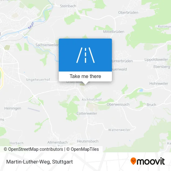 Карта Martin-Luther-Weg