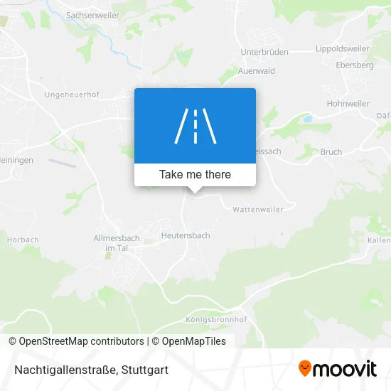 Карта Nachtigallenstraße