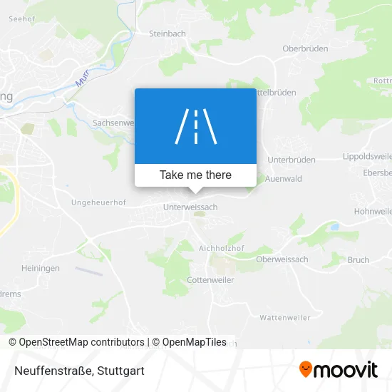 Карта Neuffenstraße