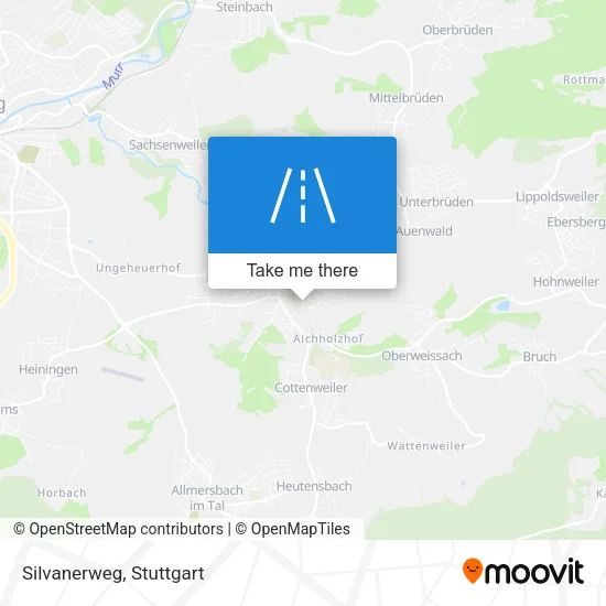 Карта Silvanerweg