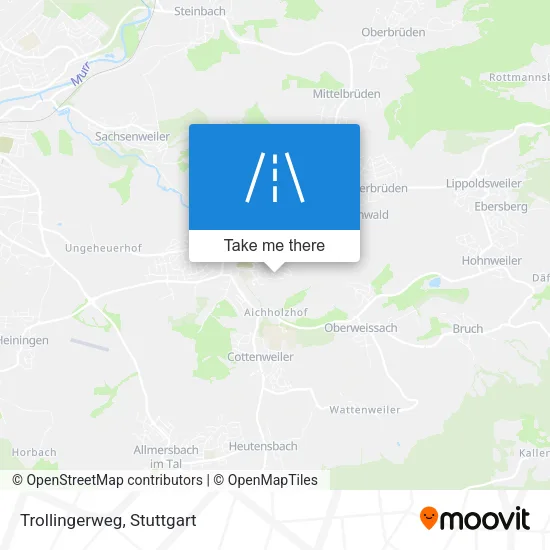 Карта Trollingerweg