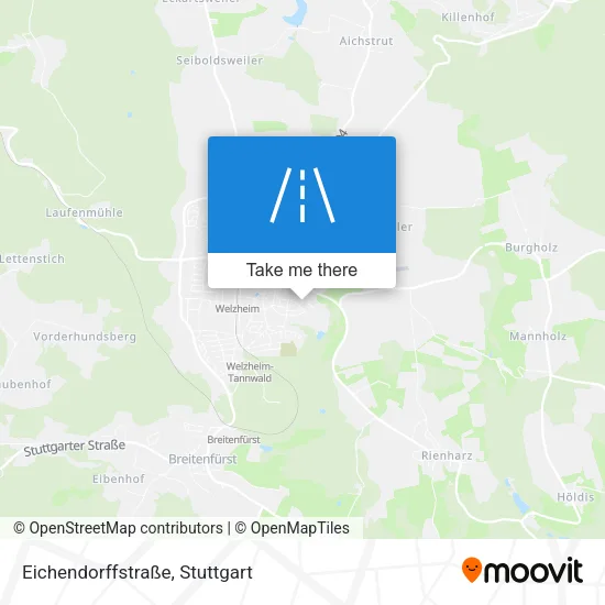 Карта Eichendorffstraße