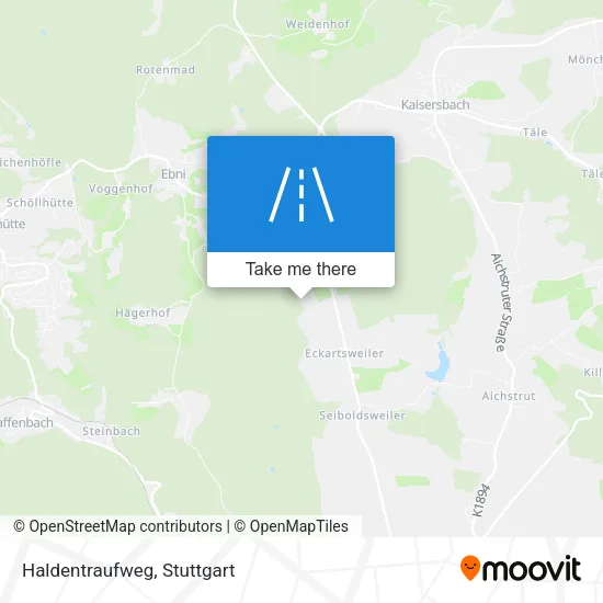 Haldentraufweg map
