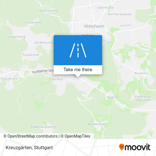 Карта Kreuzgärten
