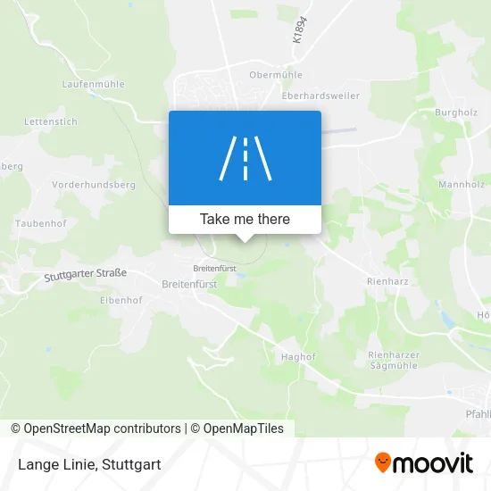 Lange Linie map