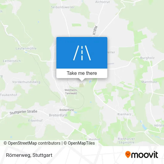 Карта Römerweg