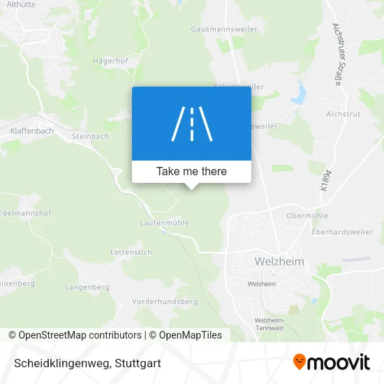Карта Scheidklingenweg