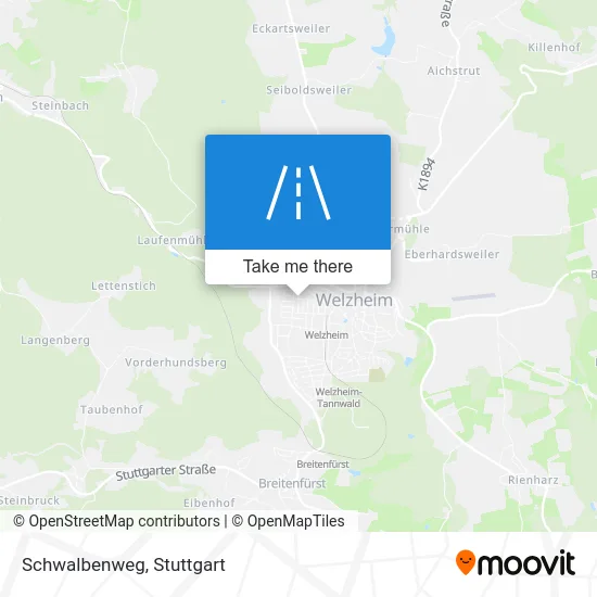 Карта Schwalbenweg