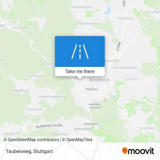 Карта Taubenweg