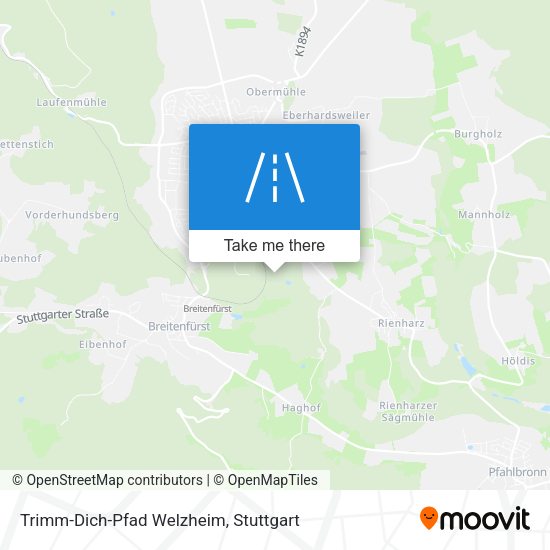 Trimm-Dich-Pfad Welzheim map