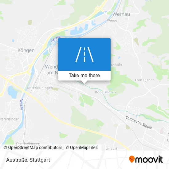 Карта Austraße