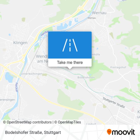 Карта Bodelshofer Straße