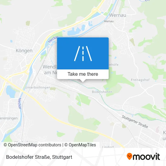 Карта Bodelshofer Straße