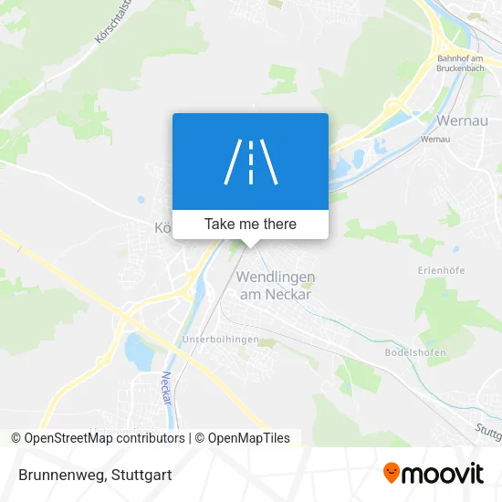 Карта Brunnenweg