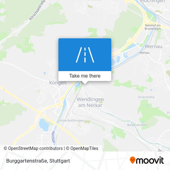 Карта Burggartenstraße