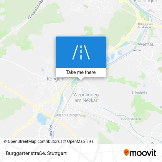 Карта Burggartenstraße