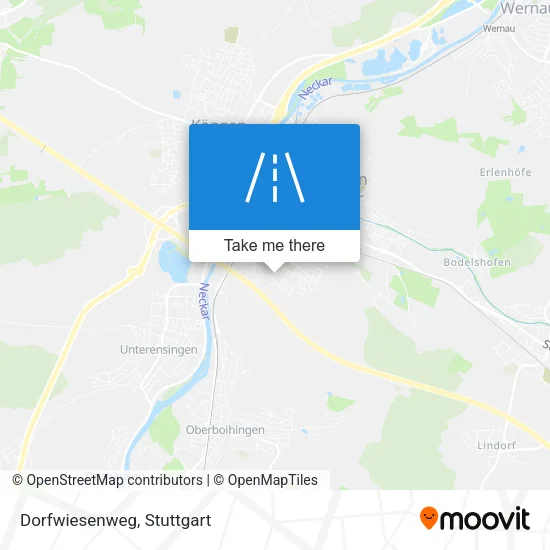 Карта Dorfwiesenweg