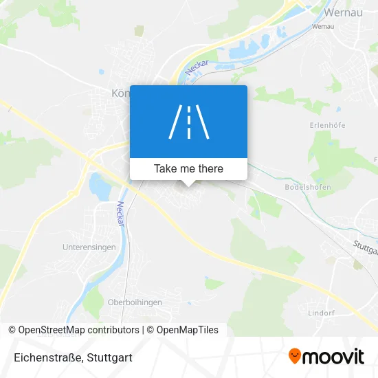 Карта Eichenstraße