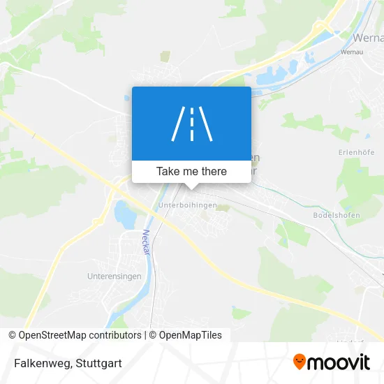 Карта Falkenweg