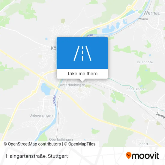 Карта Haingartenstraße