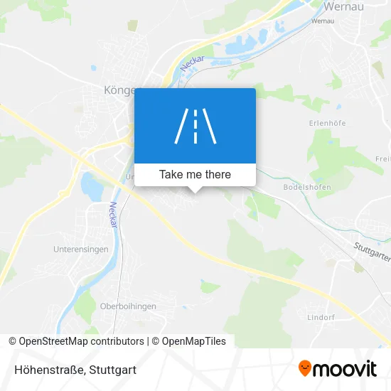 Карта Höhenstraße