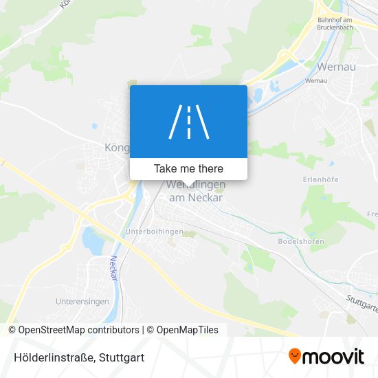 Hölderlinstraße map