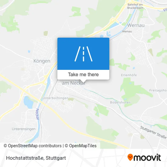 Карта Hochstattstraße