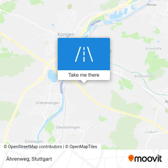 Карта Ährenweg