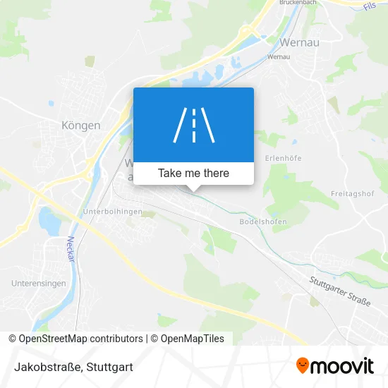 Карта Jakobstraße