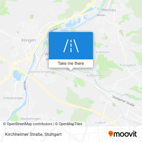 Карта Kirchheimer Straße