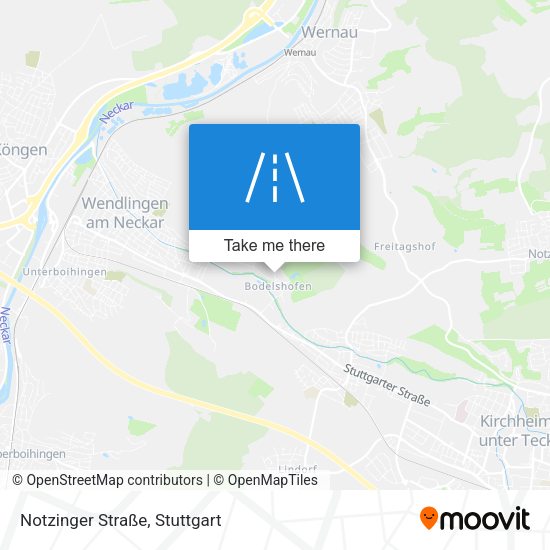 Notzinger Straße map