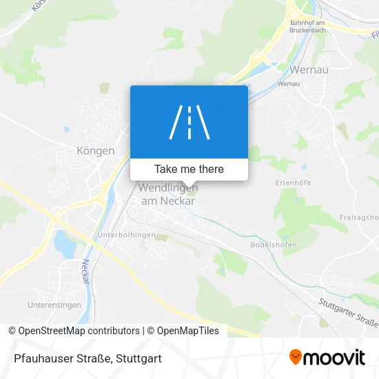 Карта Pfauhauser Straße