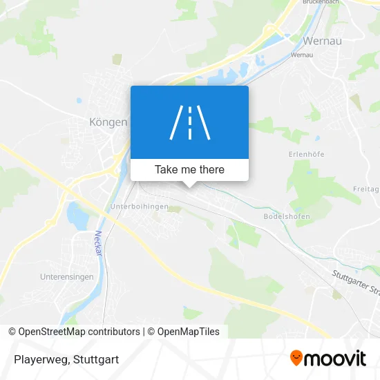 Карта Playerweg