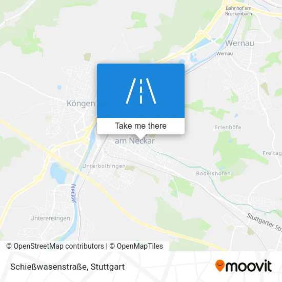 Карта Schießwasenstraße