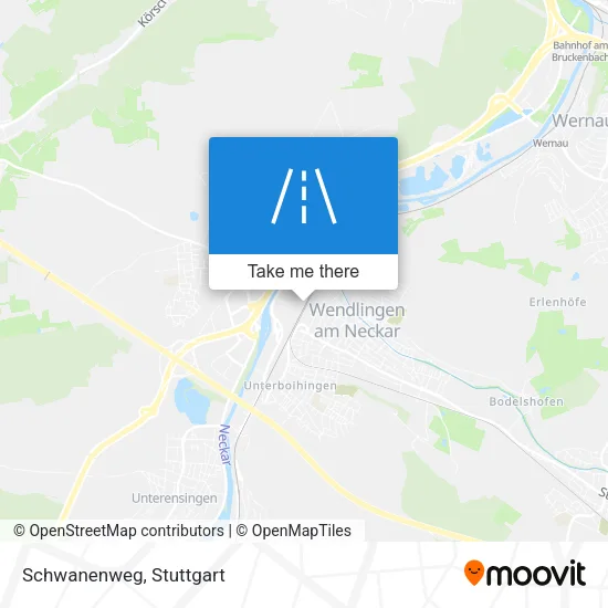 Карта Schwanenweg