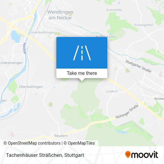 Tachenhäuser Sträßchen map