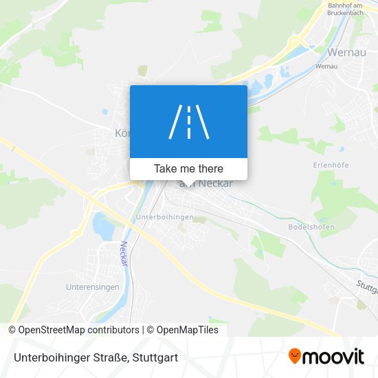 Unterboihinger Straße map
